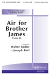 Air for Brother James Two-Part Mixed choral sheet music cover